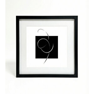 Resim Çerçevesi Siyah 40X40 Cm