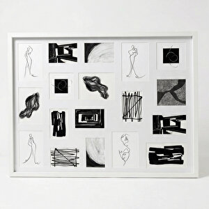 Resim Çerçevesi Beyaz 63X83 Cm