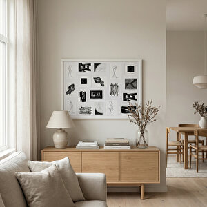 Fotoğraf Çerçevesı Beyaz 63X83 cm