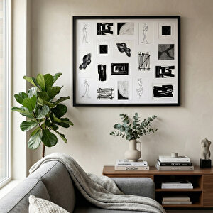 Resim Çerçevesi Siyah 63X83 Cm