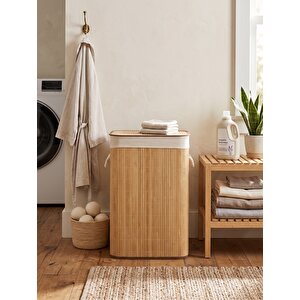 Bambu Çamaşır Sepeti
