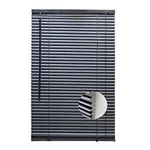 Pvc Jaluzi 25 Mm Siyah 160X180 cm 160x180 cm