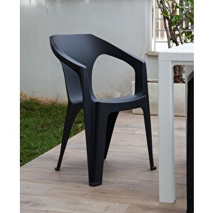 Marina Chair Dark Anthracite Sandalye