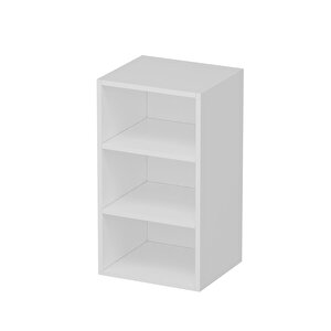 Minar Mutfak Modül Üst 1 Kapaklı 2 Raflı  40cm Dolap Beyaz Membran C Beyaz