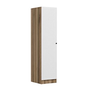 Minar Kale 1 Kapaklı Dolap Dore - Beyaz Panjur 210cm 210 cm