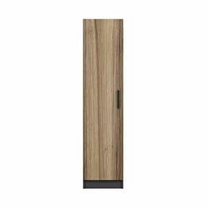 Minar Kale 1 Kapaklı Dolap Antrasit - Dore 190cm 190 cm