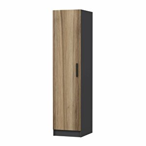 Minar Kale 1 Kapaklı Dolap Antrasit - Dore 190cm 190 cm