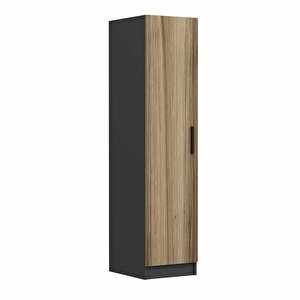 Minar Kale 1 Kapaklı Dolap Antrasit - Dore 210cm 210 cm