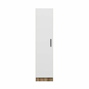 Minar Kale 1 Kapaklı Raflı Dolap Dore - Beyaz 210cm 210 cm