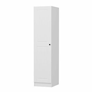 Minar Kale 1 Kapaklı Dolap Beyaz - İlk Bahar Mebran 190cm 190 cm