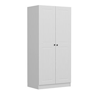 Kale 2 Mebran Kapaklı Dolap - Beyaz 190cm 190 cm