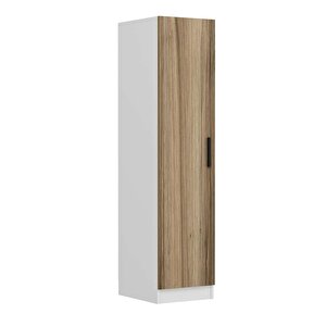 Minar Kale 1 Kapaklı Dolap Beyaz - Dore 190cm 190 cm