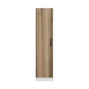Minar Kale 1 Kapaklı Dolap Beyaz - Dore 190cm 190 cm