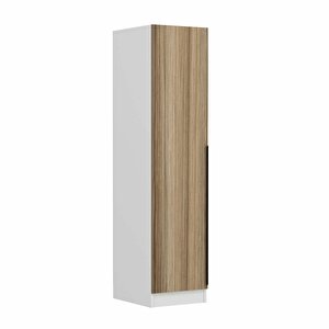 Minar Kale 1 Kapaklı Dolap Beyaz - Dore Plus 190cm 190 cm