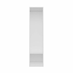 Minar Kale 1 Kapaklı Dolap Beyaz - Dore Plus 210cm