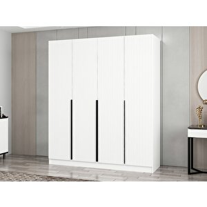 Kale Plus210 4 Mebran Kapaklı 2ç Dolap Beyaz Mebran