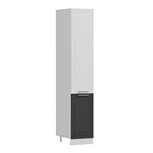 Mi̇nar 45 Cm Mutfak Boy Dolabi Beyaz Antrasi̇t D45-mcba1