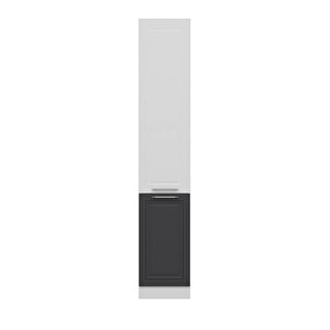 Mi̇nar 45 Cm Mutfak Boy Dolabi Beyaz Antrasi̇t D45-mcba1