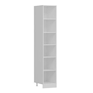 Mi̇nar 45 Cm Mutfak Boy Dolabi Beyaz Antrasi̇t D45-mcba1