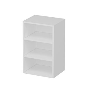 Minar Mutfak Modül Üst 1 Kapaklı 2 Raflı  45cm Dolap Beyaz Membran C Beyaz