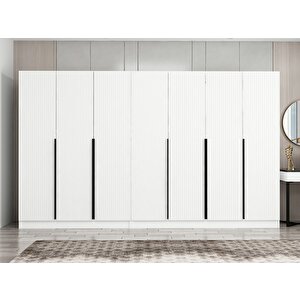 Kale Plus210 7 Mebran Kapaklı 4ç Dolap Beyaz Mebran