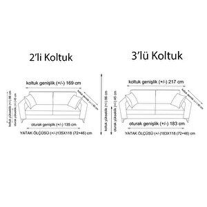 Kristal 3+2 Koltuk Takımı Antrasit