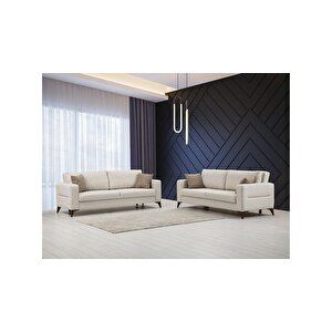 Kristal 3+3 Koltuk Takımı Bej