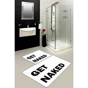 Digital Baskılı Banyo Paspas Seti 2li̇