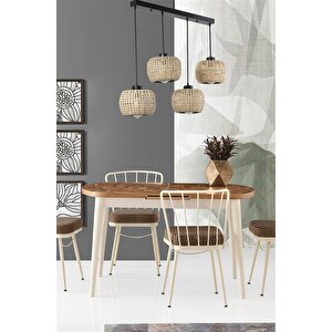Tıger 4 Lü Sıralı Rattan Sarkıt