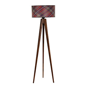 Tripod Ceviz Lambader Silindir 03 Abajurlu