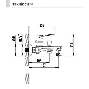 SO2500 Solo Banyo Armatürü