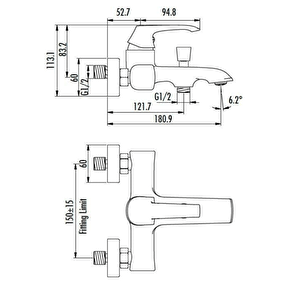 Avangart Banyo Bataryası Altın Ag2500g