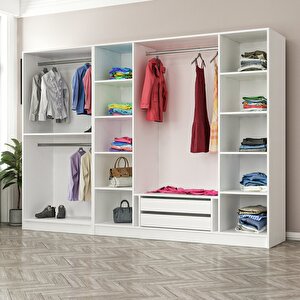 Kale 6 Kapaklı 2ç Dolap - Pera Ceviz 190cm