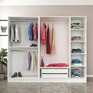 Kale 5 Kapaklı 2ç Dolap - Pera Ceviz 190cm 190 cm