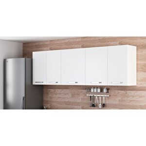 Minar 230 Cm Mutfak Dolabı Beyaz 230-b1-üst Modül