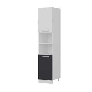 Minar 45 Cm Mutfak Boy Dolabı - Beyaz/antrasit D45-a2