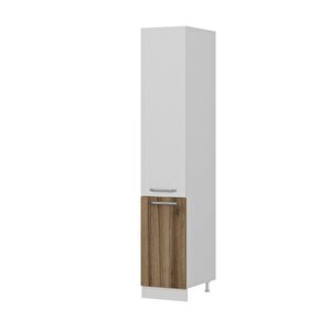 Minar 40 Cm Mutfak Boy Dolabı - Beyaz/dore D40-d1