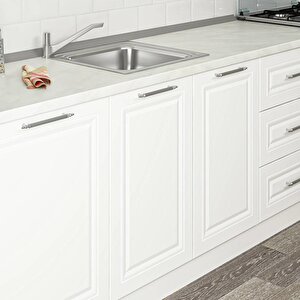 Mi̇nar 270 Cm Mebran C Mutfak Dolabi Beyaz 270-mcb2