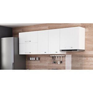 Minar 220 Cm Mutfak Dolabı Beyaz 220-b8-üst Modül