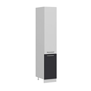 Minar 40 Cm Mutfak Boy Dolabı - Beyaz/antrasit D40-a1