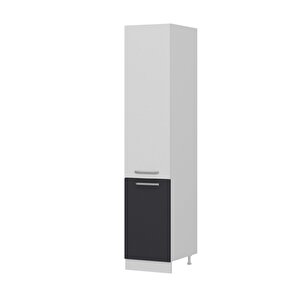 Minar 45 Cm Mutfak Boy Dolabı - Beyaz/antrasit D45-a1