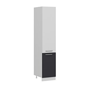 Minar 45 Cm Mutfak Boy Dolabı - Beyaz/antrasit D45-a1