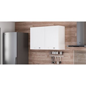 Minar 110 Cm Mutfak Dolabı Beyaz 110-b1-üst Modül 135 cm