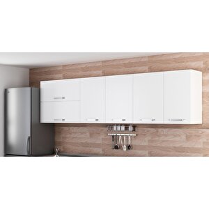Minar 280 Cm Mutfak Dolabı Beyaz 280-b1-üst Modül