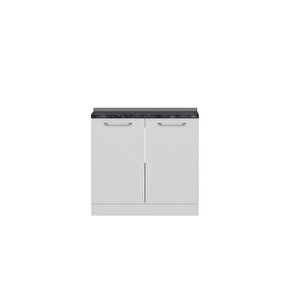 Minar 90 Cm Mutfak Dolabı Beyaz 90-b1-alt Modül