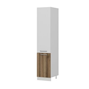 Minar 45 Cm Mutfak Boy Dolabı - Beyaz/dore D45-d1