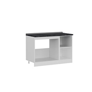 Minar 125 Cm Mutfak Dolabı Beyaz 125-b1-alt Modül