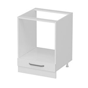 Minar Mutfak Alt Modül 1 Kapaklı 60cm Ank Dolap Beyaz  - B1