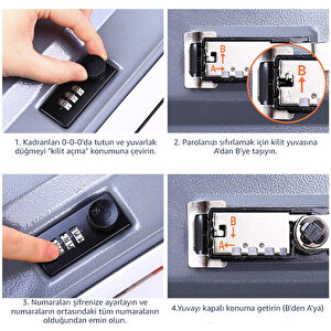 Mühlen Secret Safe 180-i | Orta Boy Kitap Şekli Gizli & Şifreli Para Ve Değerli Eşya Kasası