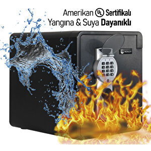 Fire Safe Yg 2087 | Ateşe Ve Suya Dayanıklı Şifreli Çelik Para Kasası